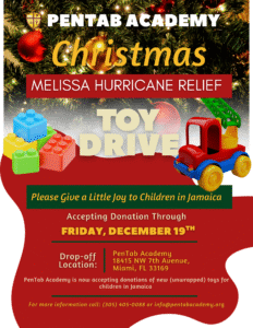 Toy Drive Melissa Hurricane Relief